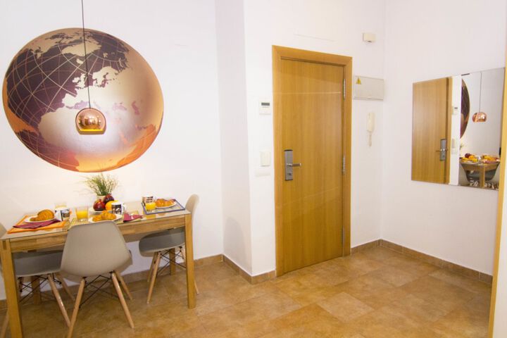 Interior entrance