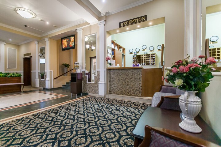 Interior entrance