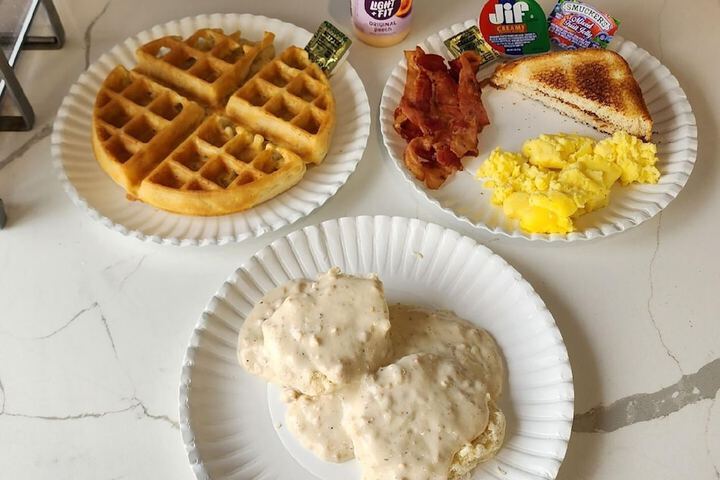 Breakfast buffet