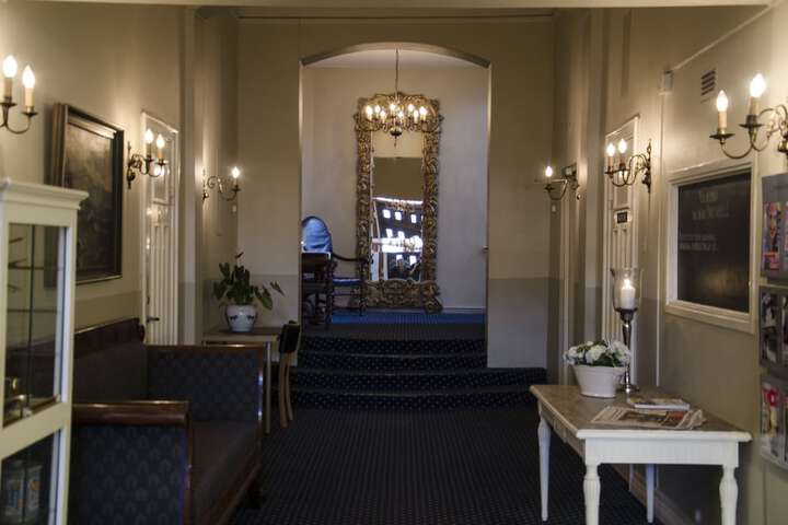 Interior entrance