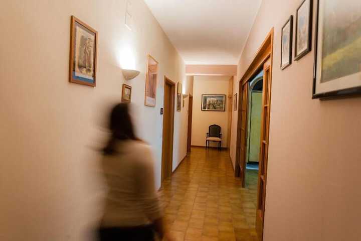 Interior entrance