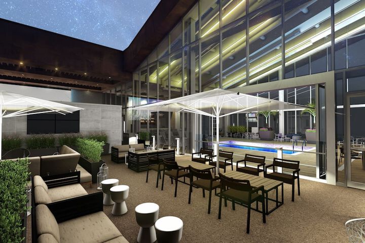 Rooftop terrace