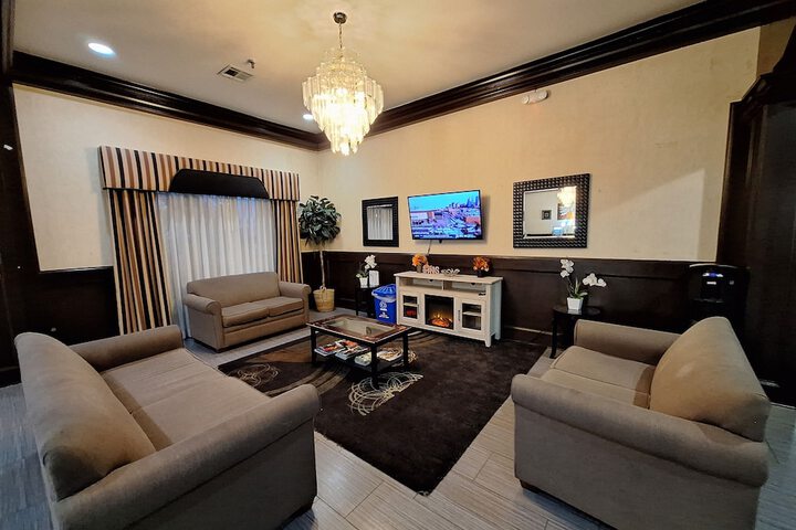 Lobby sitting area