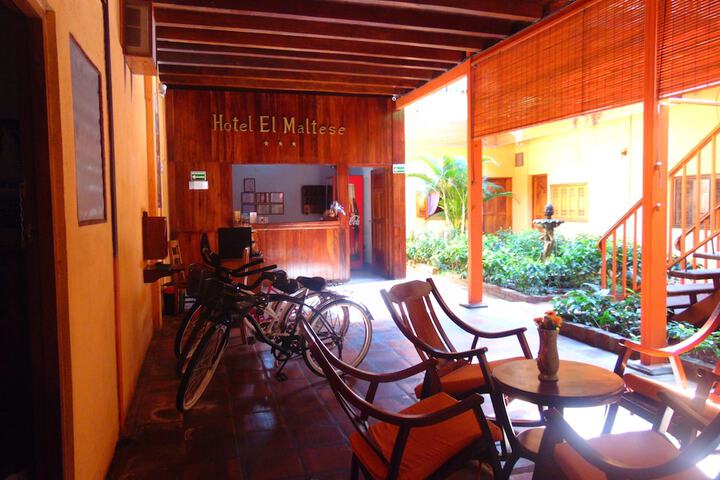 Interior entrance
