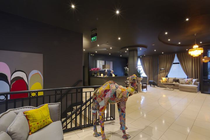 Interior entrance