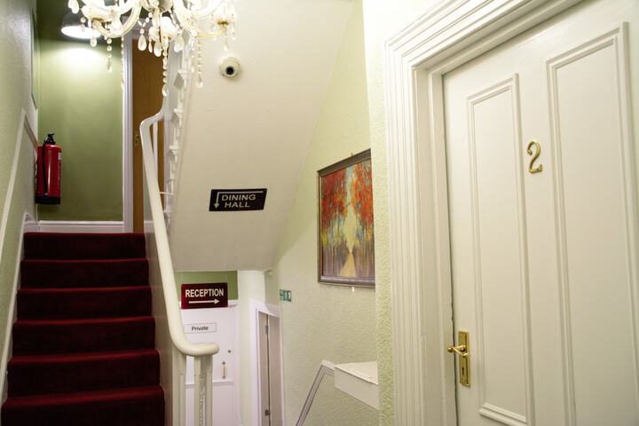 Interior entrance
