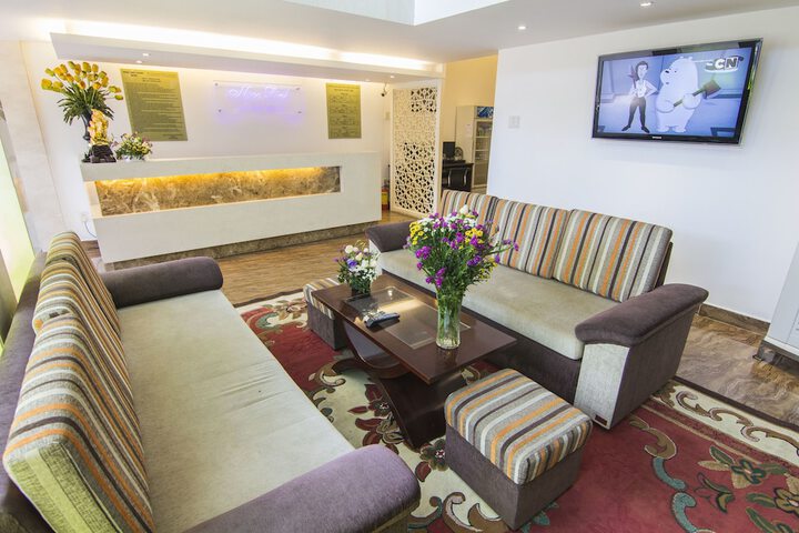 Lobby sitting area