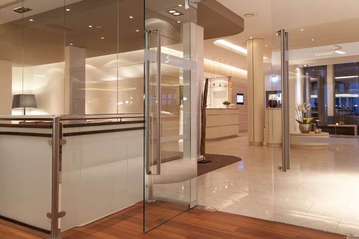 Interior entrance
