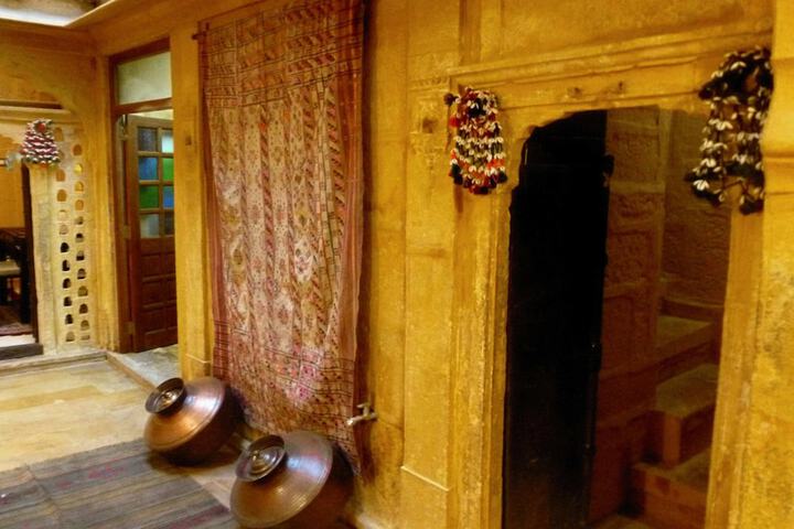 Interior entrance