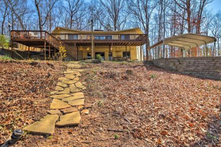 Lake Lanier Home with Dock Boat Parking and Grill in Gainesville, GA