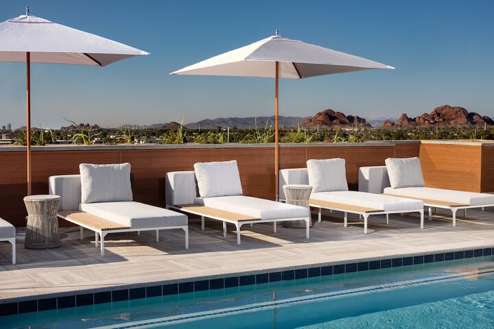 Rooftop pool