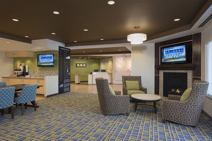 Lobby sitting area
