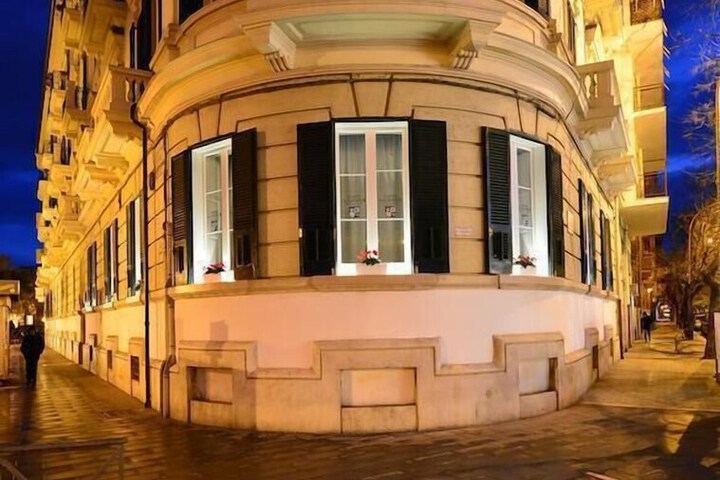 Front of property - evening/night