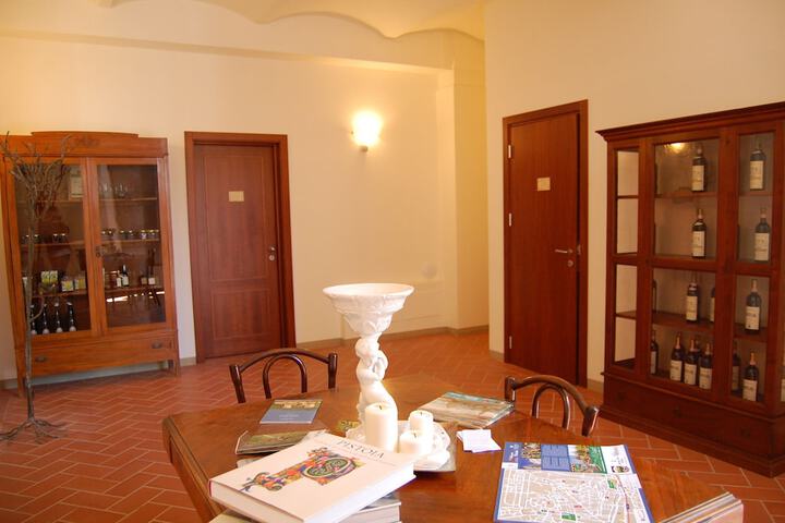 Interior entrance