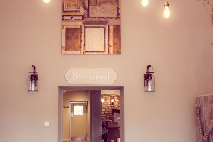 Interior entrance