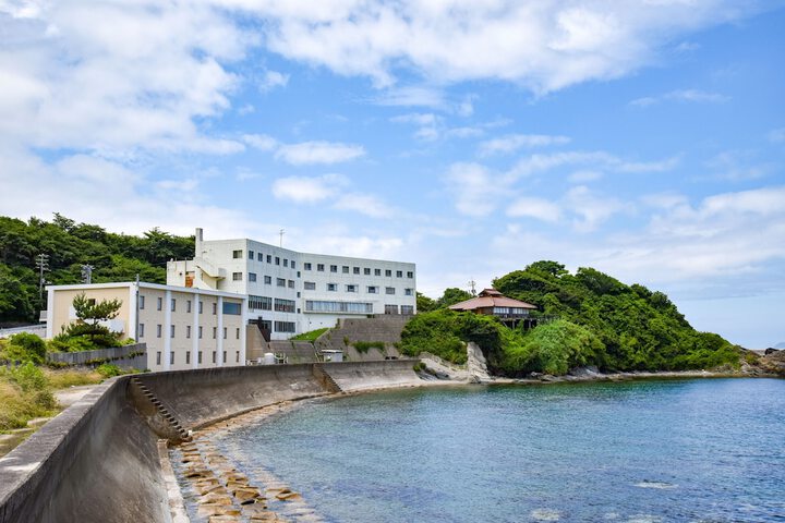 Exterior of marine hotel harimo