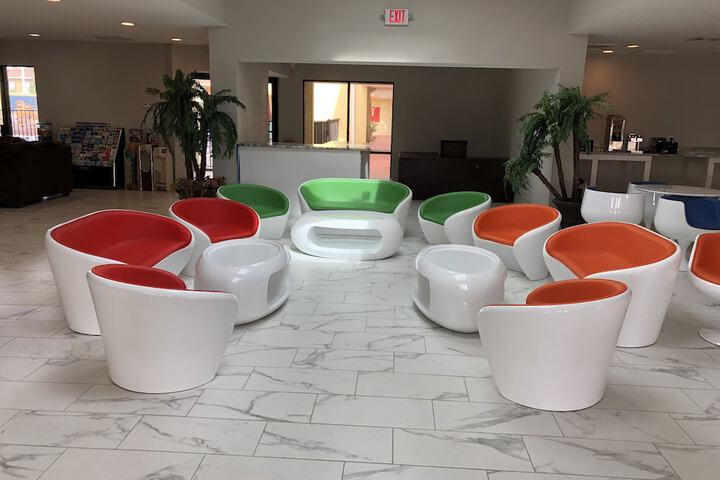 Lobby sitting area