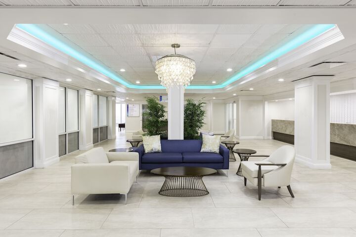 Lobby sitting area