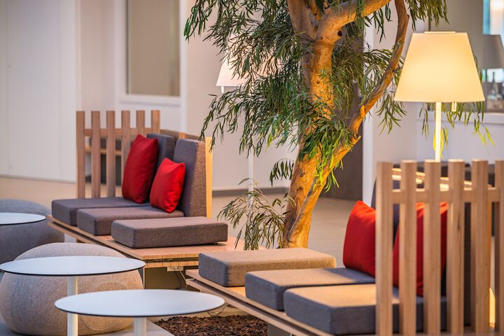 Lobby sitting area