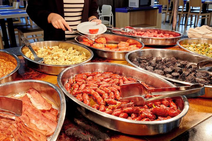 Breakfast buffet
