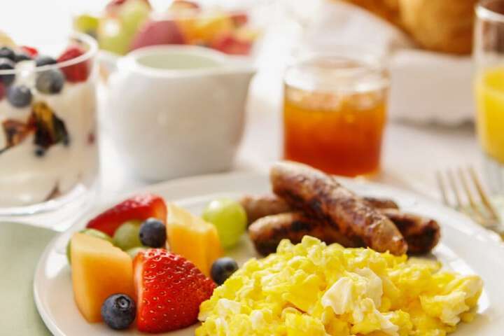 Breakfast buffet