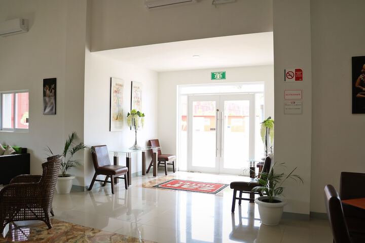 Interior entrance