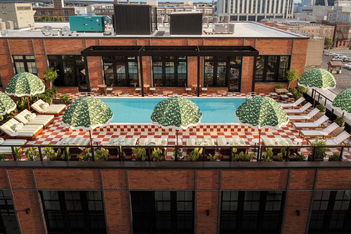 Rooftop pool