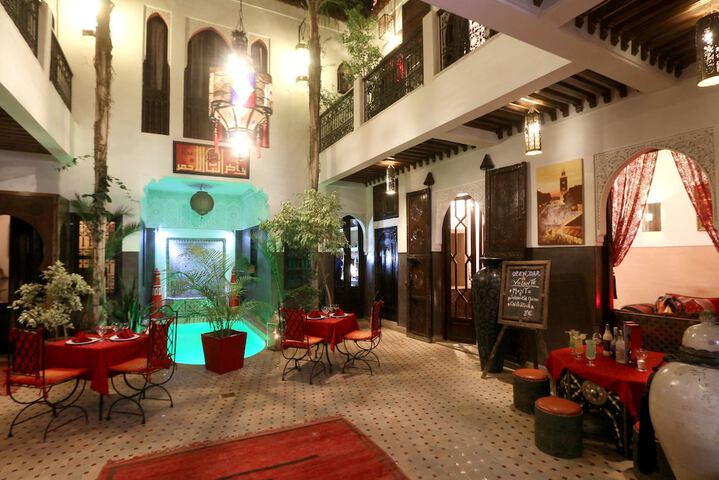 Interior entrance