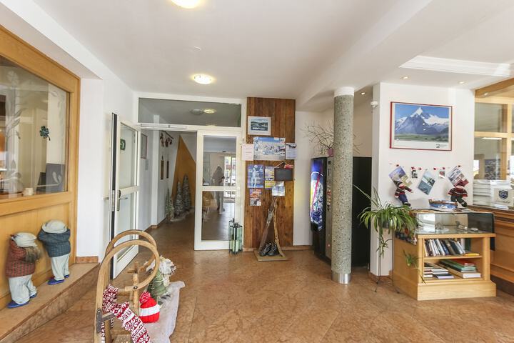 Interior entrance