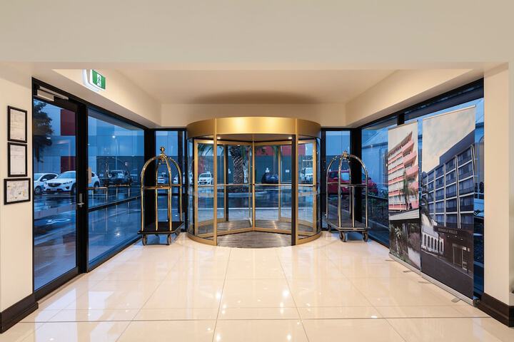 Interior entrance