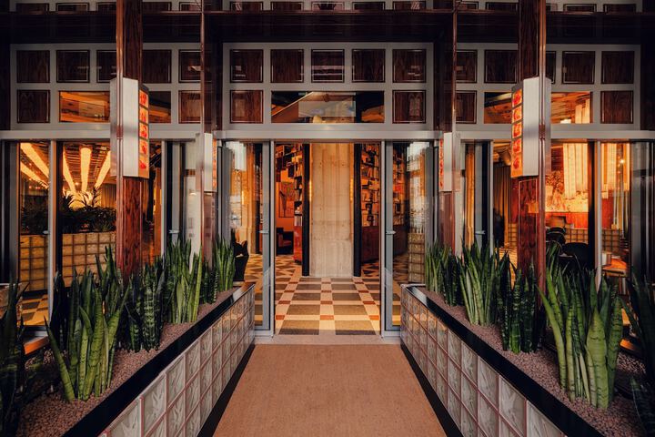 Interior entrance
