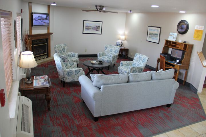 Lobby sitting area