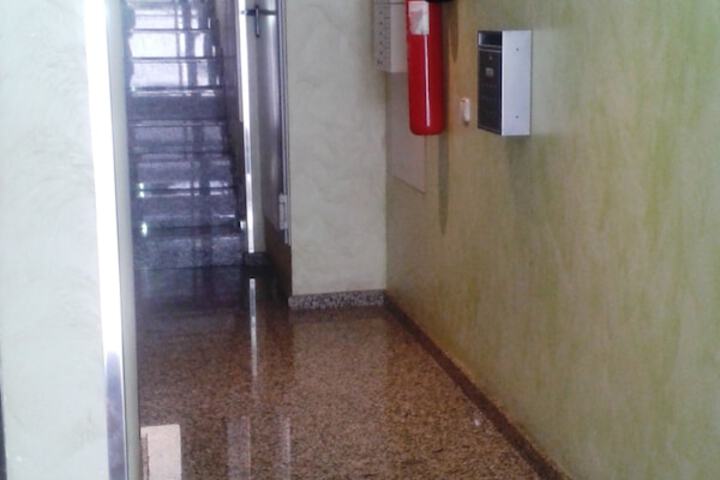 Interior entrance