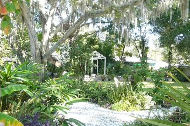 outside