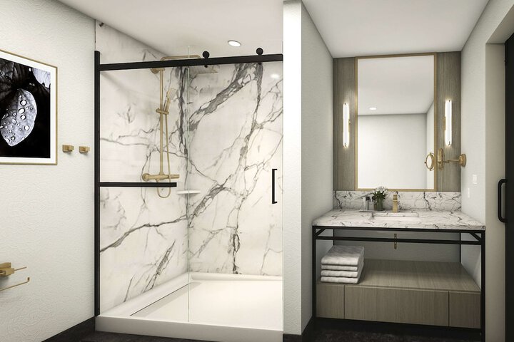 Bathroom shower