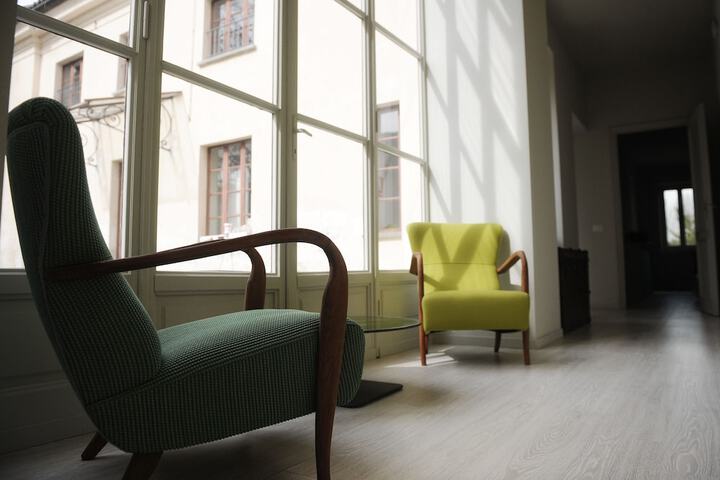 Lobby sitting area
