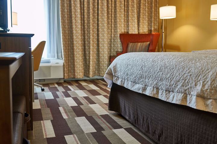 1 King Bed with Refrigerator, Microwave (11 of 33)