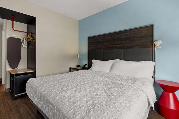 1 King Bed with Walk in Shower (3 of 16)