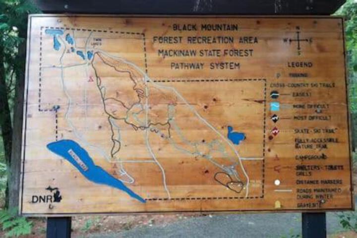 Black Mountain Recreational Area Vacation Rental in Cheboygan, MI