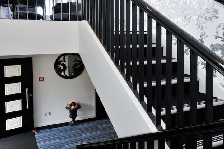 Interior entrance