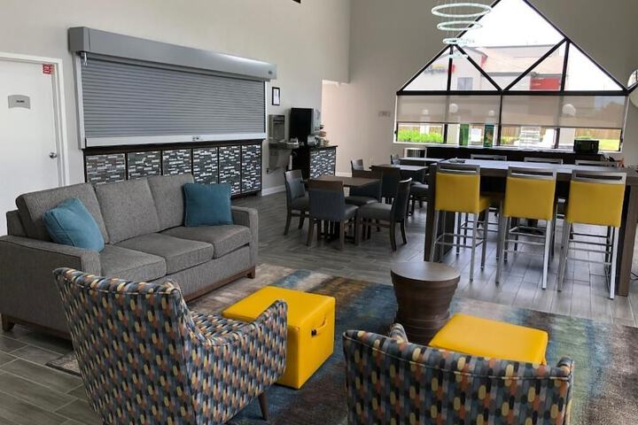 Lobby sitting area