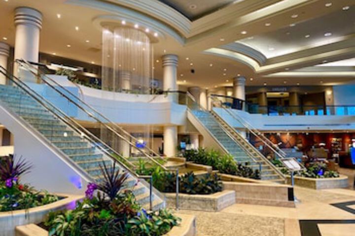 Interior entrance