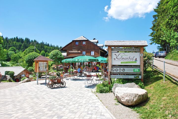 Höhengasthaus Kolmenhof an der Donauquelle in Furtwangen