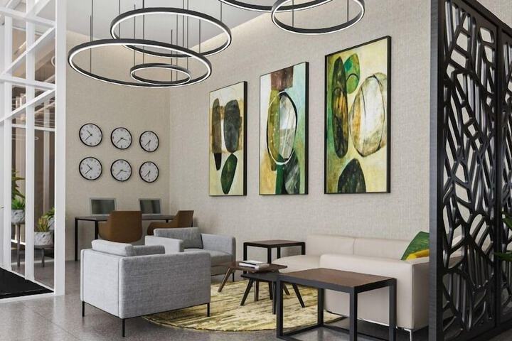 Lobby sitting area