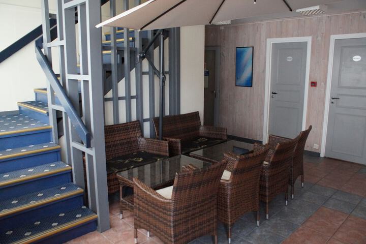 Lobby sitting area