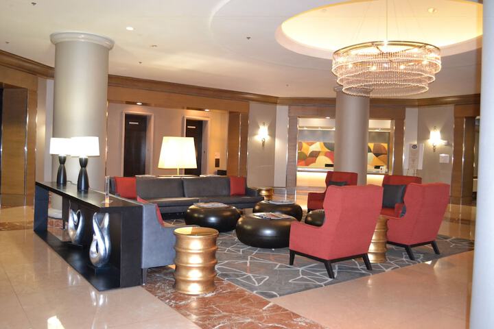 Lobby sitting area