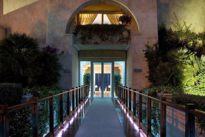 Interior entrance