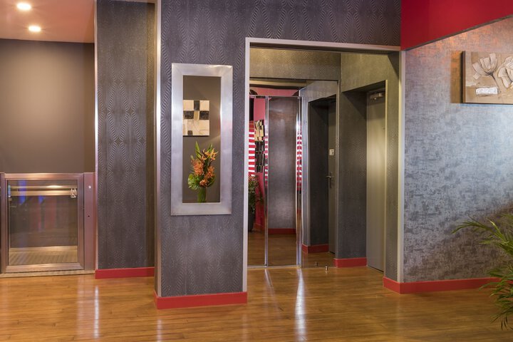 Interior entrance