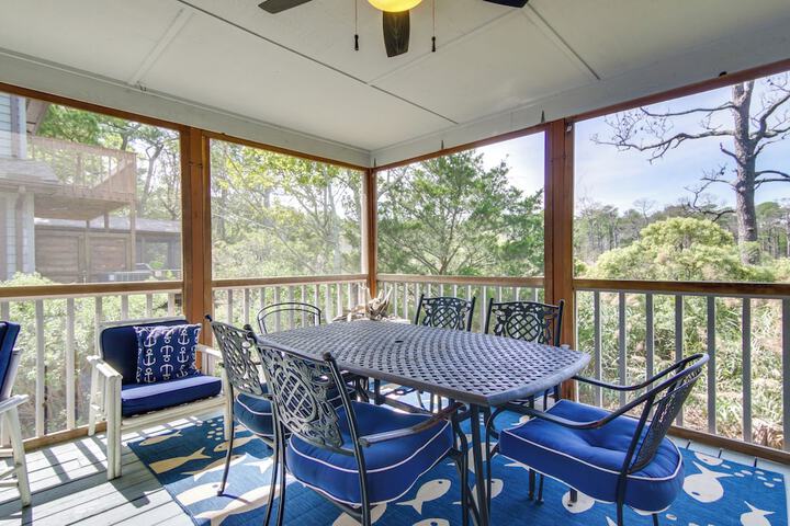 Home w / Wetland Views- Half Mi to Bethany Beach!