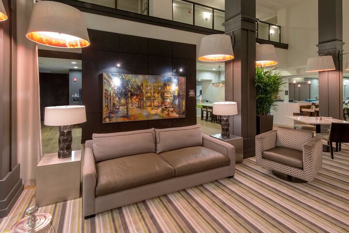 Lobby sitting area